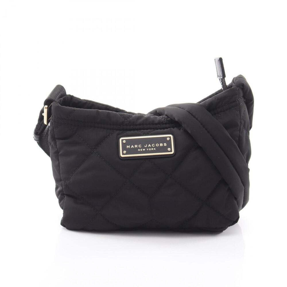 Marc Jacobs quilted shoulder bag/handbag, nylon, women's, black, H107M06SP21